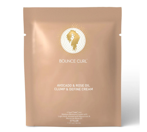Пробник стайлер-крема Bounce Curl Avocado & Rose Oil Clump and Define Cream, саше 44 мл