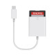 Безопасный картридер для SD-карт с разъёмом USB Type-C для подключения к смартфонам, планшетам и ноутбукам