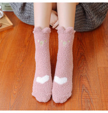 Носочки Sewitt baby розовые махровые с ушками