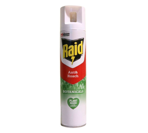 Аэрозоль от ползающих насекомых Raid Botanicals Ant&Roach на основе натурального инсектицида, 300 мл