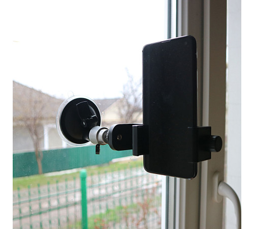 Крепление-присоска Pump Fix с шарнирной головкой и посадочным винтом М6 (¼ дюйма) для закрепления оборудования на гладкой поверхности