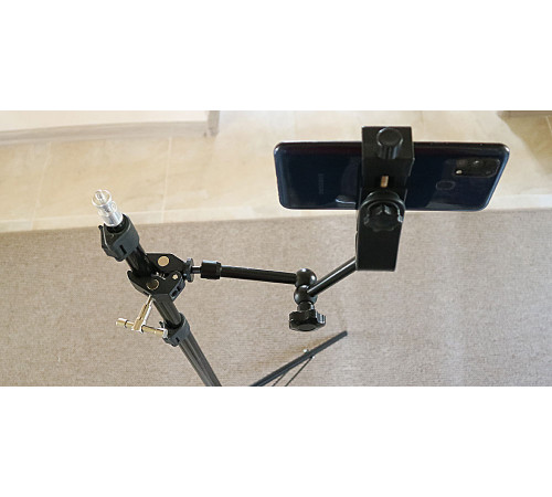 Шарнирный кронштейн Magic Arm 11 Light с зажимом Crab для закрепления на круглых опорах