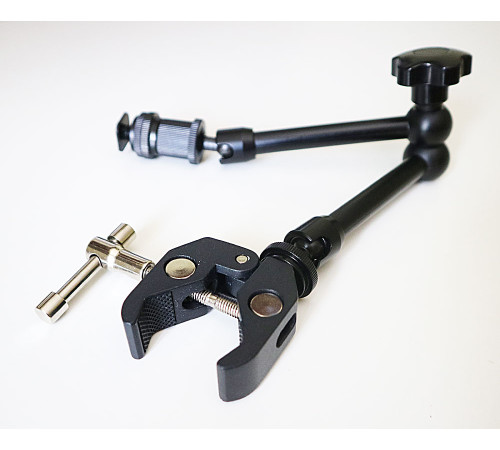 Шарнирный кронштейн Magic Arm 11 Light с зажимом Crab для закрепления на круглых опорах