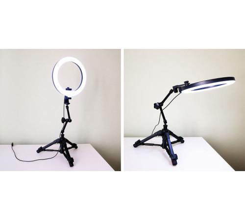 Держатель для смартфона Light IO с винтовым зажимом, настраиваемым углом поворота смартфона и крепежным отверстием 6 мм для установки на штатив
