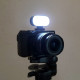 Накамерный свет ST15RGB с девятью цветовыми режимами, встроенным аккумулятором и креплениями на винт ¼ и холодный башмак