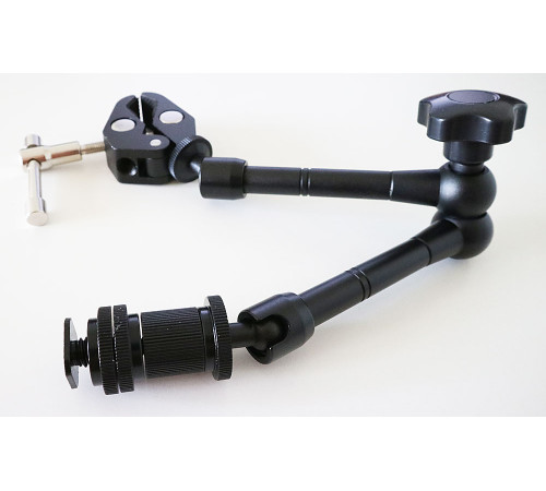 Шарнирное крепление Magic Arm 11”  с зажимом Crab для фотооборудования
