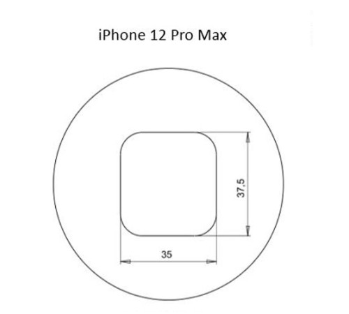 Адаптер для съемки видео на iPhone 12 Pro Max через телесуфлер Pixaero Mobus